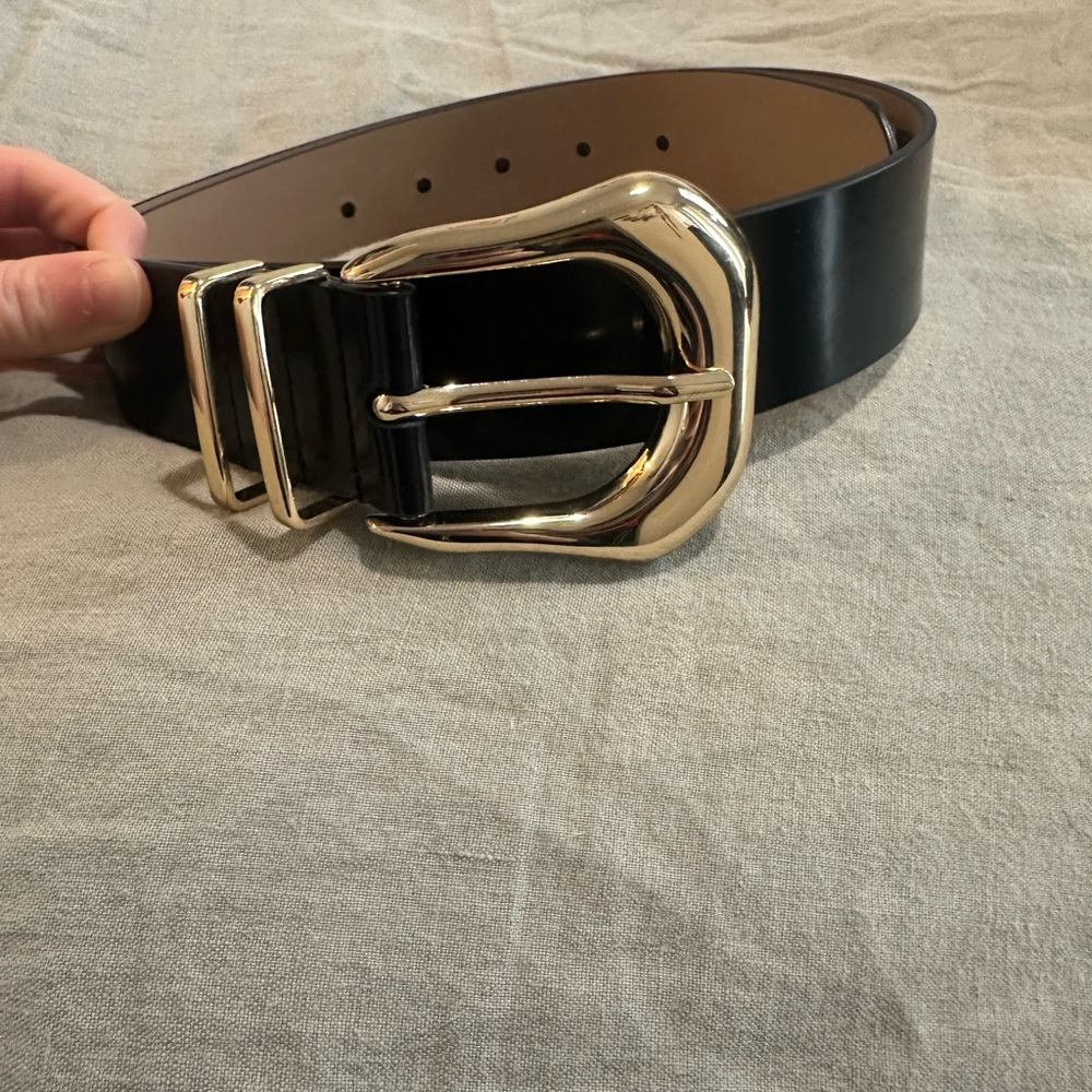B-Low the Belt Black Leather Belt